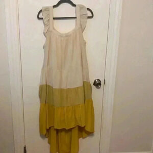 Moodie tiered maxi dress.  Sleeveless.  Size L